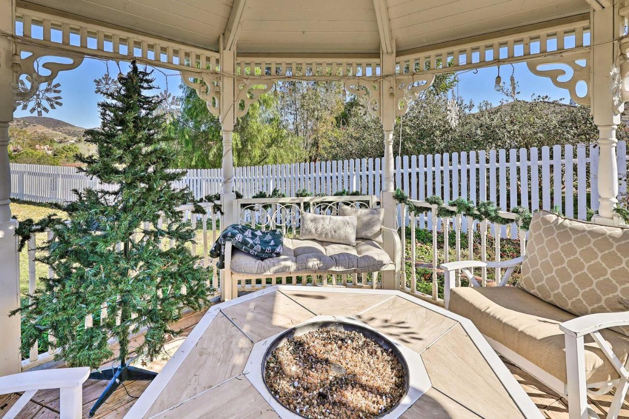 Fallbrook Home With Garden, Gazebo, And Fire Pit! Экстерьер фото