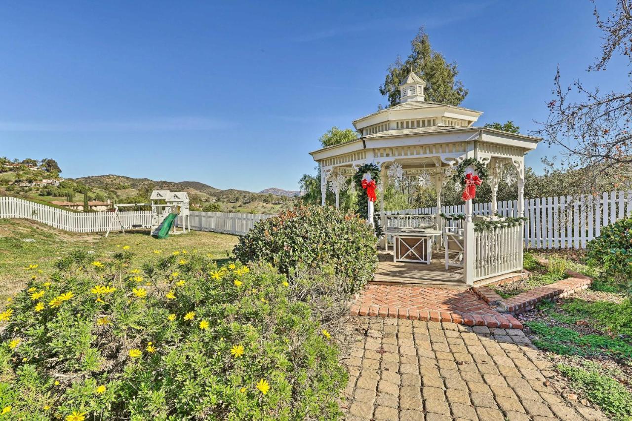 Fallbrook Home With Garden, Gazebo, And Fire Pit! Экстерьер фото